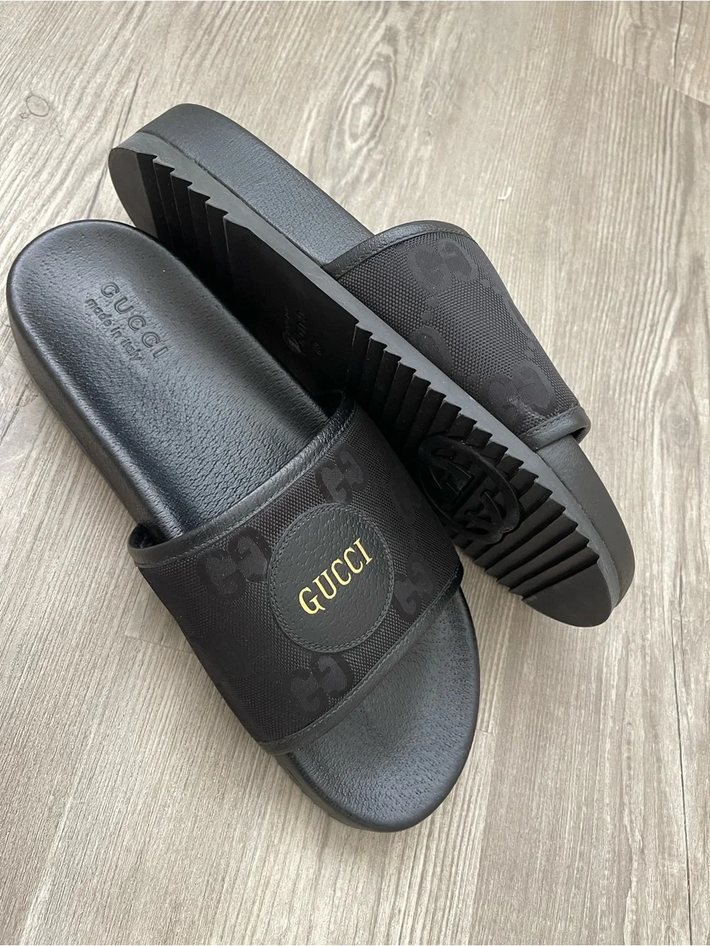 Gucci designer slides